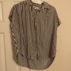 Madewell stripped button up top